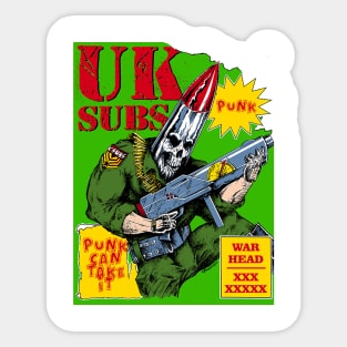 UK SUBS BAND Sticker